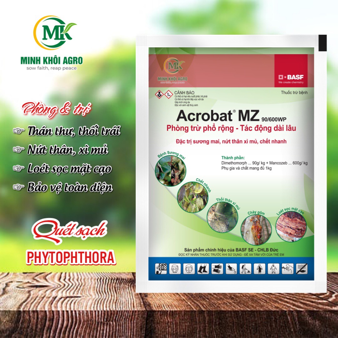 Thuốc trừ bệnh Acrobat MZ - Gói 500g